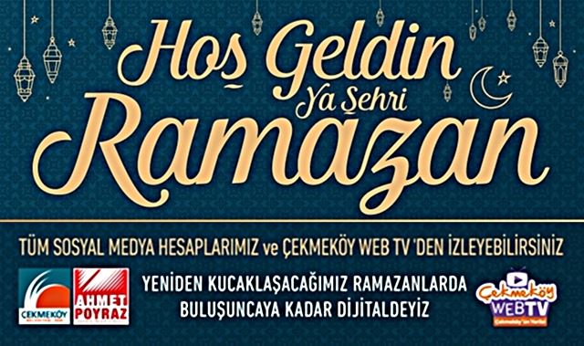Çekmeköy Belediyesi Ramazan Ayı’nda birbirinden farklı programlara imza atacak