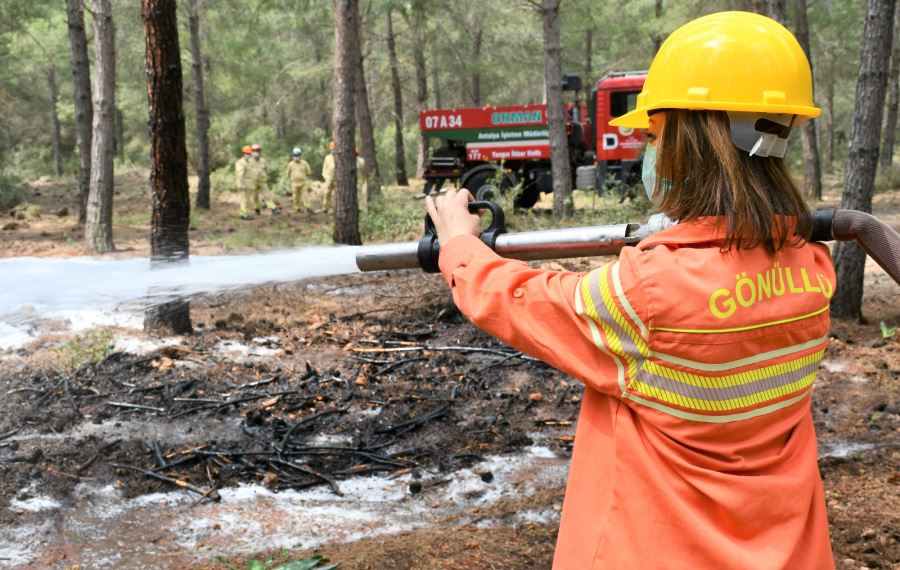 Orman yangınlarıyla gönüllü mücadele Hedef 100 bin gönüllü