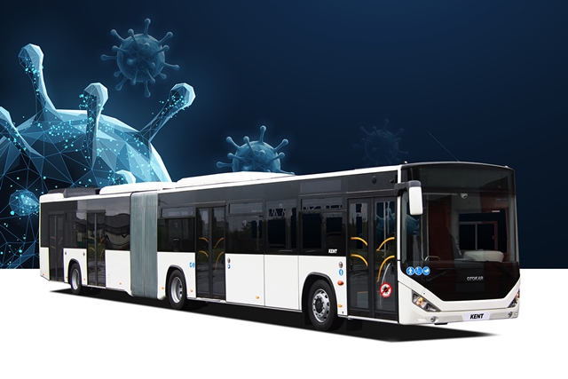 Covid-19 virüsü bulaş riskini azaltan ?Güvenli Otobüs?ü İzmir?de yola çıktı