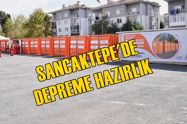 Sancaktepe Belediyesi`nden beklenen Marmara Depremine hazırlık