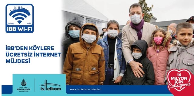 İBB’DEN KÖYLERE ÜCRETSİZ İNTERNET HİZMETİ