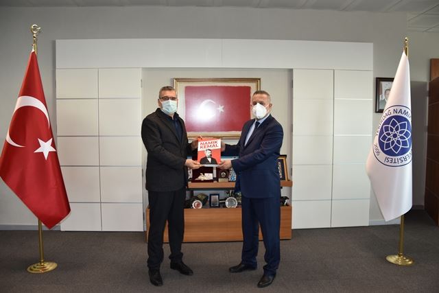 Tekirdağ İl Sağlık Müdüründen NKÜ Rektörüne Ziyaret