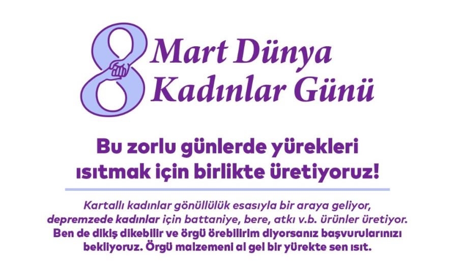 Kartal Belediyesi’nden Dünya Kadınlar Gününde Anlamlı Etkinlik