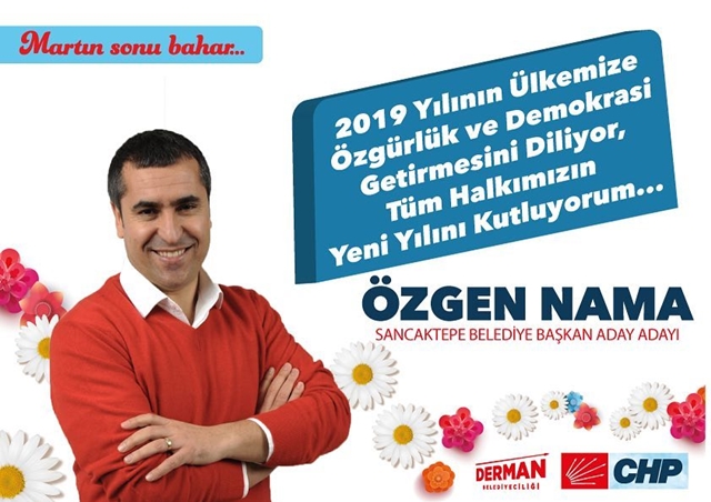 CHP Sancaktepe Belediye Başkan Aday Adayı Özgen Nama?nın yeni yıl mesajı